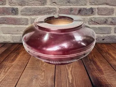 Picture of Colorful 4 Inch Wooden Ashtray for Smart Home and Office  Smoking Ashtray - Blue