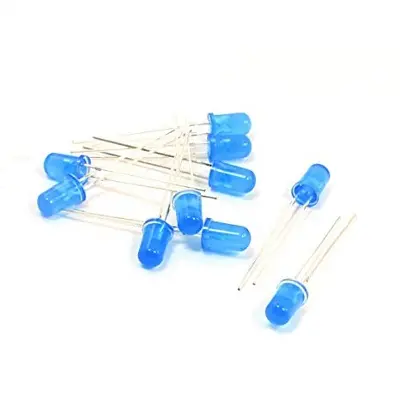 Picture of 8mm Blue LED Light for DIY | Hobby | Automation and Arduino Projects- 100 pcs(Blue)