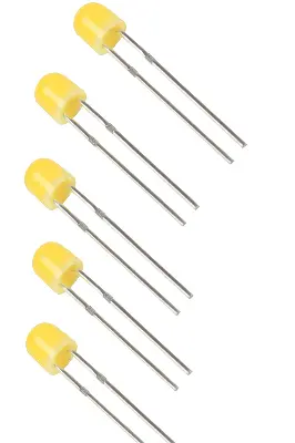 Picture of 8mm white LED Light for DIY | Hobby | Automation and Arduino Projects- 100 pcs(White)