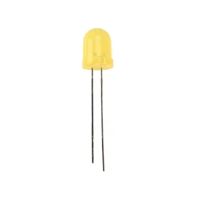 Picture of 8mm Yellow LED Light for DIY | Hobby | Automation and Arduino Projects- 100 pcs(Yellow)