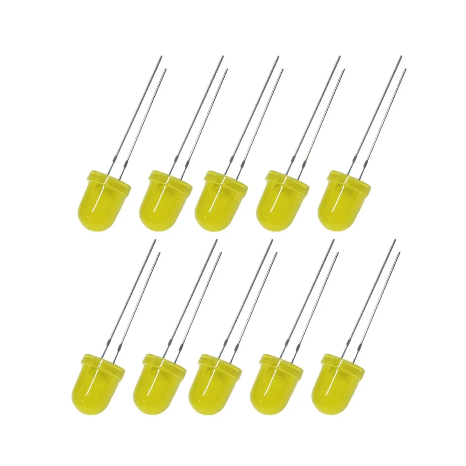 Picture of 8mm Yellow LED Light for DIY | Hobby | Automation and Arduino Projects- 100 pcs(Yellow)