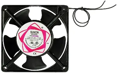 Picture of High Airflow Metal Chassis AC Cooling Fan 220–240V – 120mm Industrial Exhaust Fan(Black)