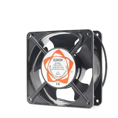 Picture of High Airflow Metal Chassis AC Cooling Fan 220–240V – 120mm Industrial Exhaust Fan(Black)