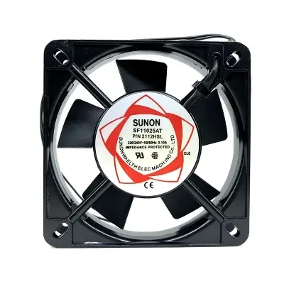 Picture of High Airflow Metal Chassis AC Cooling Fan 220–240V – 120mm Industrial Exhaust Fan(Black)