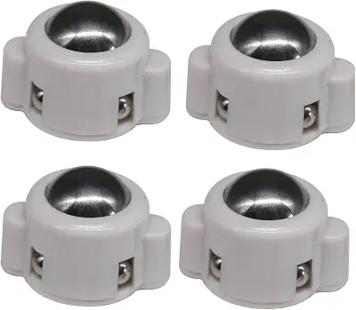 Picture of 3PI Mini Ball Caster Wheel for Robot Car | Universal Stainless Steel Caster for DIY & Line Follower Robots(White)