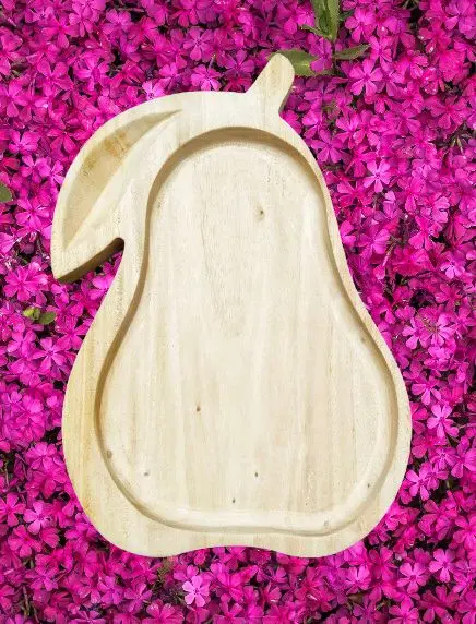 Picture of Unique Design Wood Bowl/Serving tray /baby plate High Quality Customized Shape Bowl For Hotel ,Restaurant and Home Use ( without color) - Multicolor