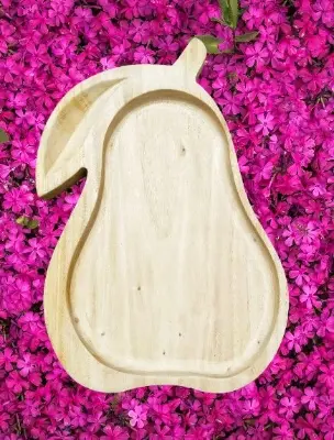 Picture of Unique Design Wood Bowl/Serving tray /baby plate High Quality Customized Shape Bowl For Hotel ,Restaurant and Home Use ( without color) - Multicolor