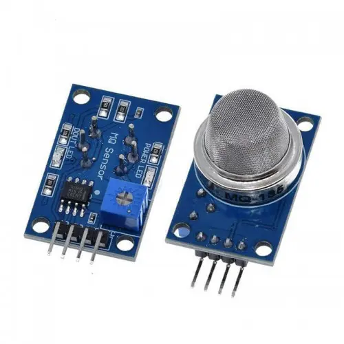 Picture of MQ-135 Gas Sensor Module for Air Quality Monitoring | CO₂, Ammonia, Smoke | Arduino ESP32(Blue)