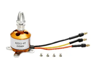 Picture of A2212 2200KV Brushless Motor for Drone Quadcopter, Aircraft & RC Helicopter |x(Orange)