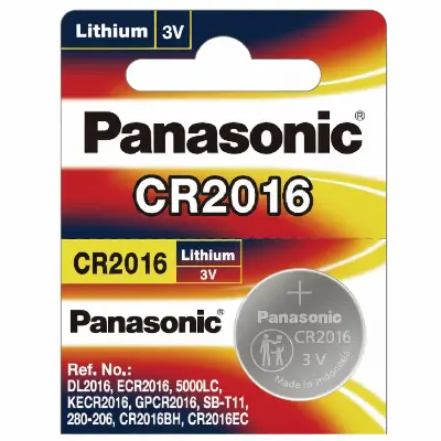 Picture of CR2016 3V Button Cell Battery | Lithium Coin Cell for Watch & Car Remote(Silver)