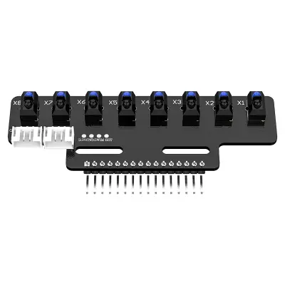 Picture of 8-Channel Infrared Line Tracking Sensor Module with Automatic Calibration for Line Follower Robots(Black)