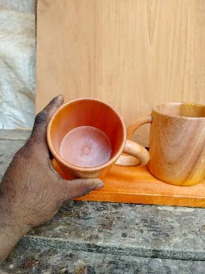 Picture of 250ml Japanese Style High Quality Handmade Unique Style Drinking Cup 1 PCS - Multicolor