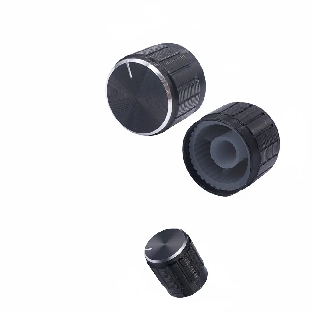 Picture of Rotary Control Knob for Potentiometer & Rotary Encoder-2pc(Black)