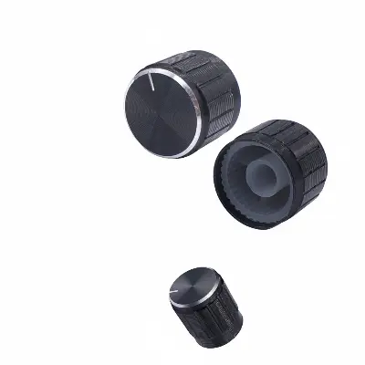 Picture of Rotary Control Knob for Potentiometer & Rotary Encoder-2pc(Black)