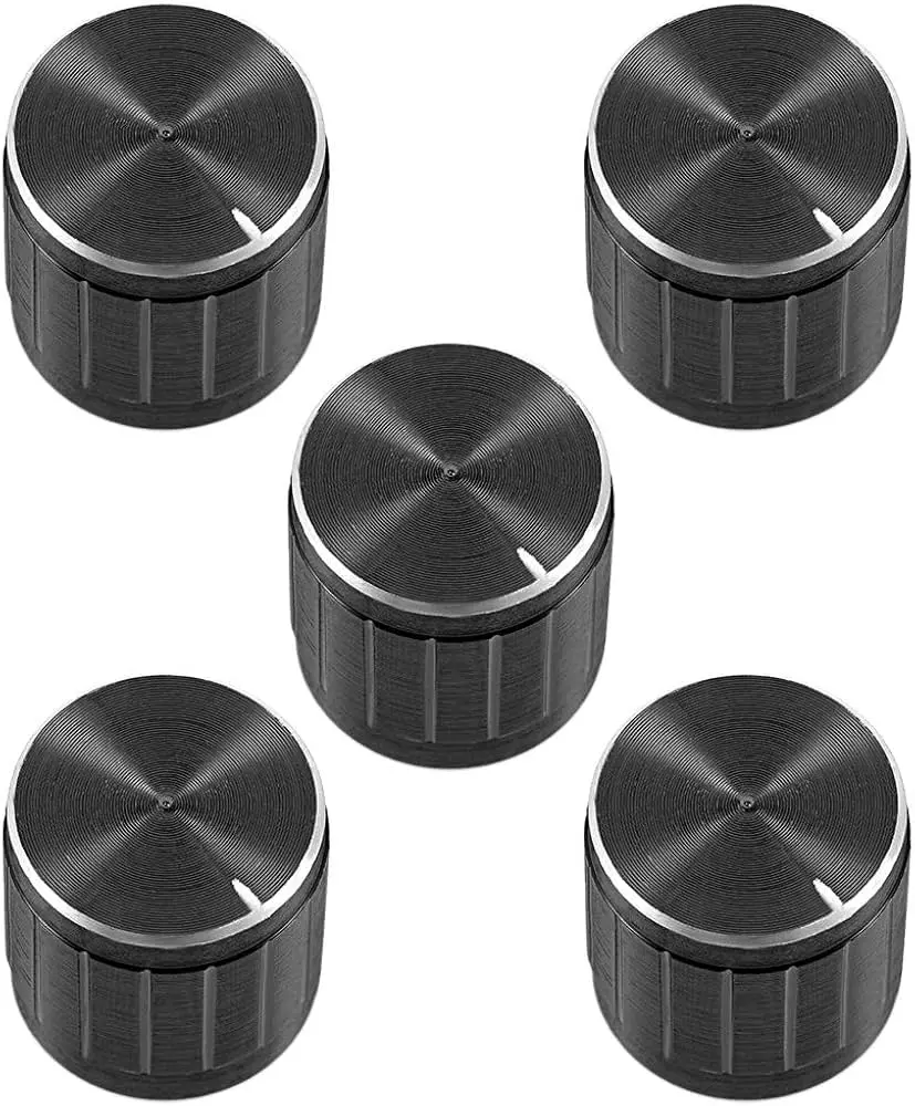 Picture of Rotary Control Knob for Potentiometer & Rotary Encoder-2pc(Black)