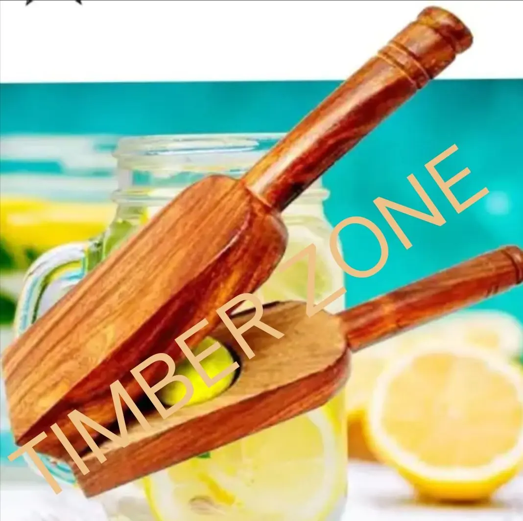 Picture of Lebu chipa machine/ Wooden Manual Hand Press Lemon Juicer Fruit Orange Juice Tool 1 PCS - Multicolor
