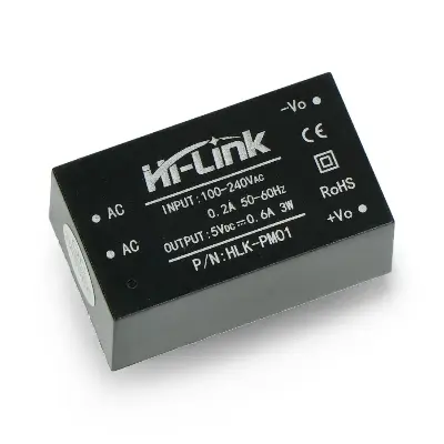 Picture of HLK-PM01 AC-DC Intelligent Power Supply Module (220V AC to 3.3V DC)(Black)