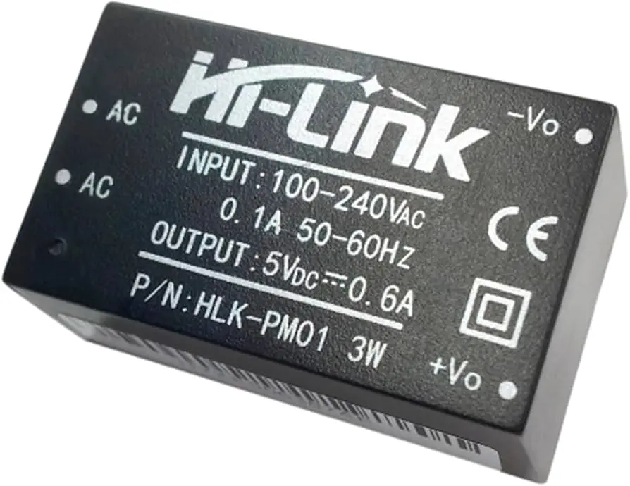 Picture of HLK-PM01 AC-DC Intelligent Power Supply Module (220V AC to 3.3V DC)(Black)