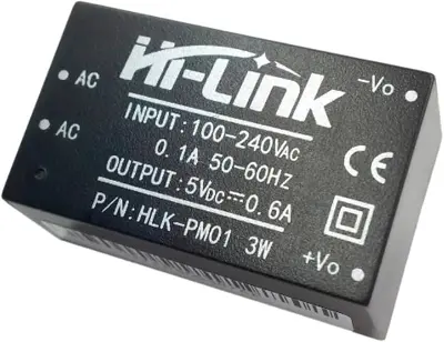 Picture of HLK-PM01 AC-DC Intelligent Power Supply Module (220V AC to 3.3V DC)(Black)