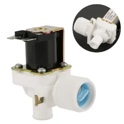 Picture of FCD270A Washing Machine Water Inlet Solenoid Valve AC 220–240V 3/4 Inch Automatic Electric Valve(Antique White)