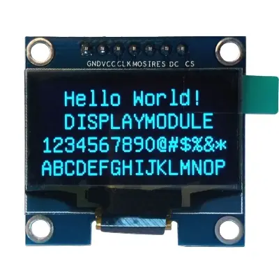 Picture of 1.3 Inch I2C OLED Display Module 128x64 for Arduino, ESP32 & Microcontrollers(Blue)