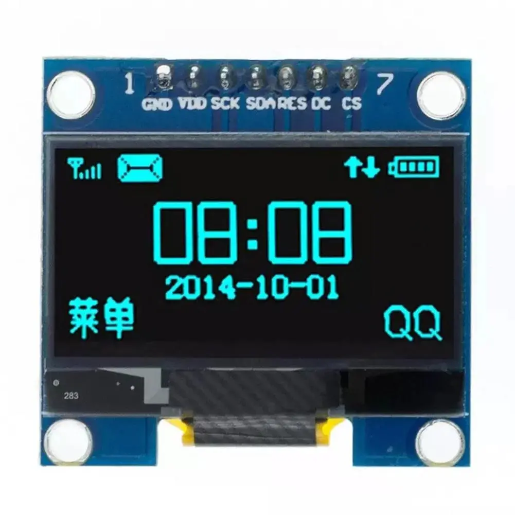Picture of 1.3 Inch I2C OLED Display Module 128x64 for Arduino, ESP32 & Microcontrollers(Blue)