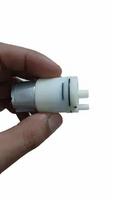 Picture of 6V-12V DC RF-370 Mini Diaphragm Air Pump for Fish Tank Oxygenation, Hydroponics and Blood Pressure Monitor – Portable & Low Noise(White)