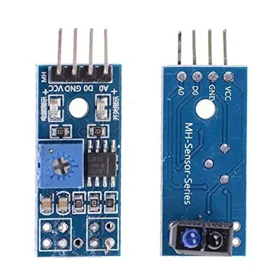 Picture of TCRT5000 Dual Channel IR Line Tracking Sensor Module for Line Follower Robots(Blue)