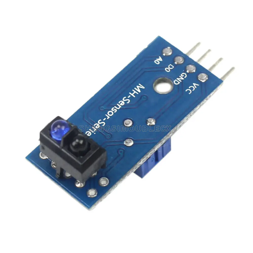 Picture of TCRT5000 Dual Channel IR Line Tracking Sensor Module for Line Follower Robots(Blue)