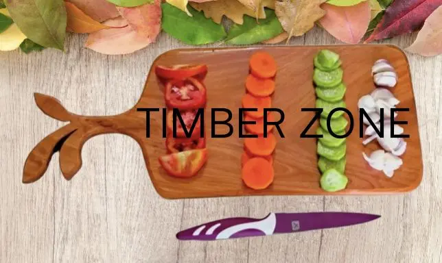 Picture of Custom Size Leaf Style Wooden Chopping Board ( With Polish ) - Multicolor