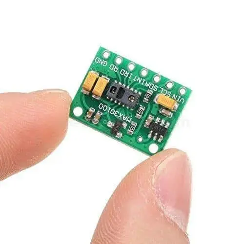 Picture of MAX30100 Heart Rate & SpO2 Pulse Oximeter Sensor Module for Arduino & ESP32(Green)