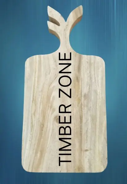 Picture of Custom Design Wooden Leaf Style High Quality Chopping Board ( Without Color ) - Multicolor