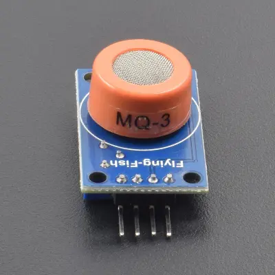 Picture of MQ-3 Alcohol Sensor Module – Ethanol Vapour Detection Sensor for Arduino & Raspberry Pi | MQ-3 অ্যালকোহল সেন্সর মডিউল – আরডুইনো ও রাস্পবেরি পাই-এর জন্য ইথানল গ্যাস শনাক্তকরণ সেন্সর(Blue)