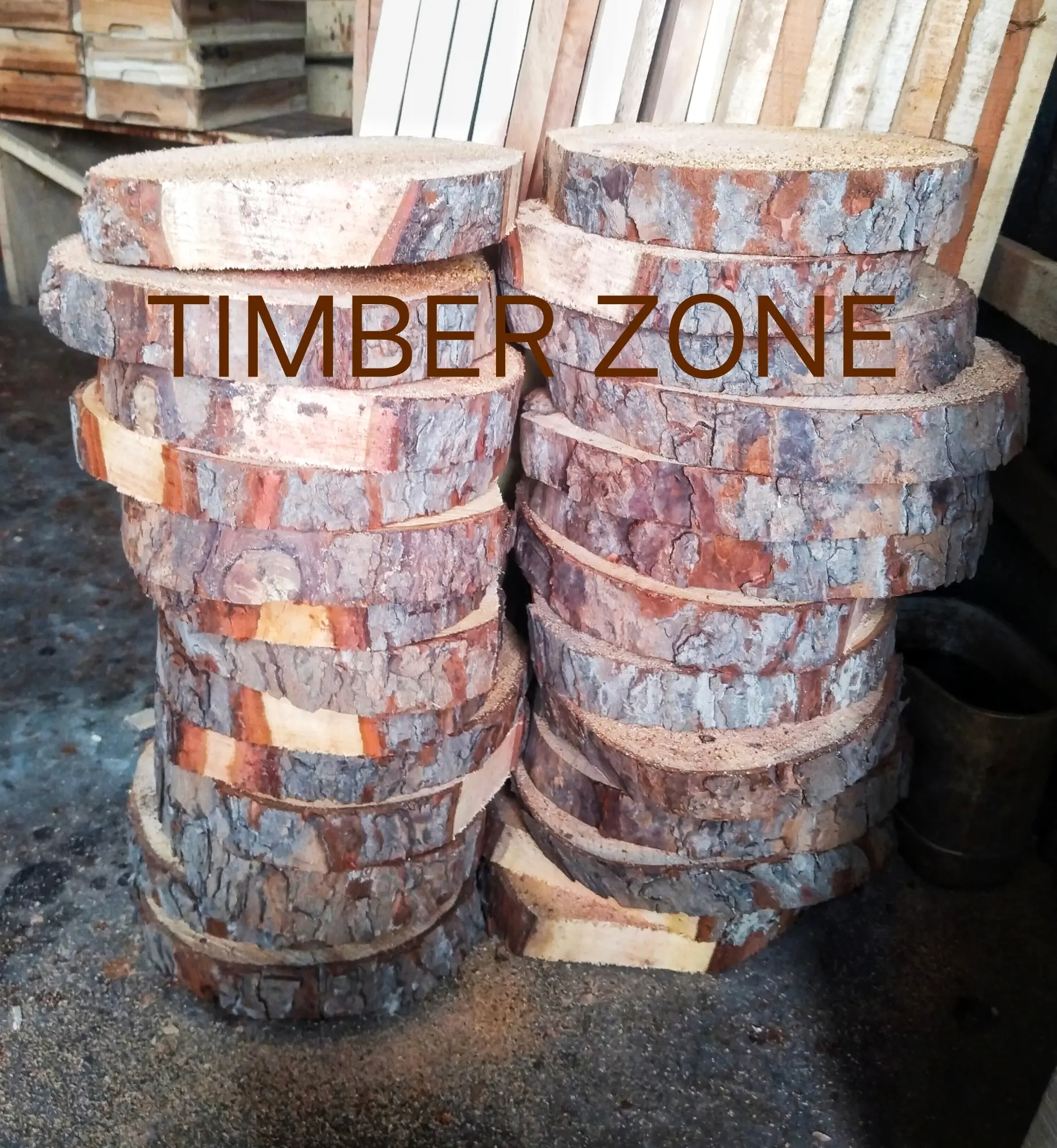 Picture of Root Style Wooden  Chopping Board for Cutting Meat and Fish - Multicolor