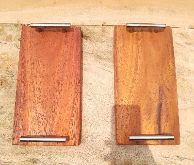 Picture of 12 Inch Long High Quality Wooden Serving Tray with Small Handle 1pcs - Multicolor