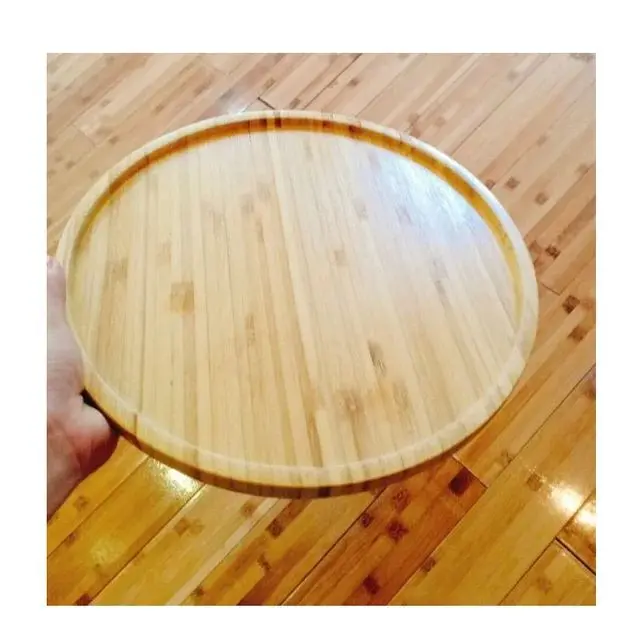Picture of High Quality Wooden Simple Style Big Size Plate Tray ( 14 Inch ) - Multicolor