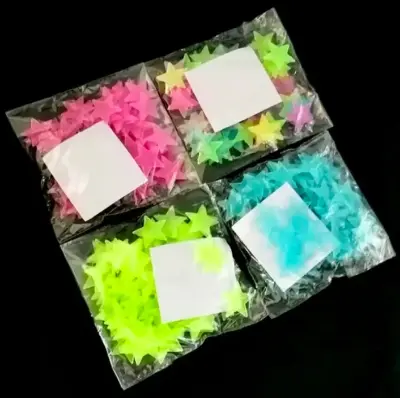 Picture of radium star stiker 1 packet ( 100 PCS) - Multicolor