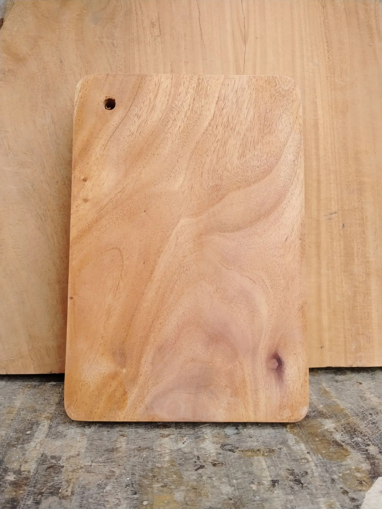 Picture of Wooden Small Size  Chopping Board (6 inch * 12 inch ) - Multicolor