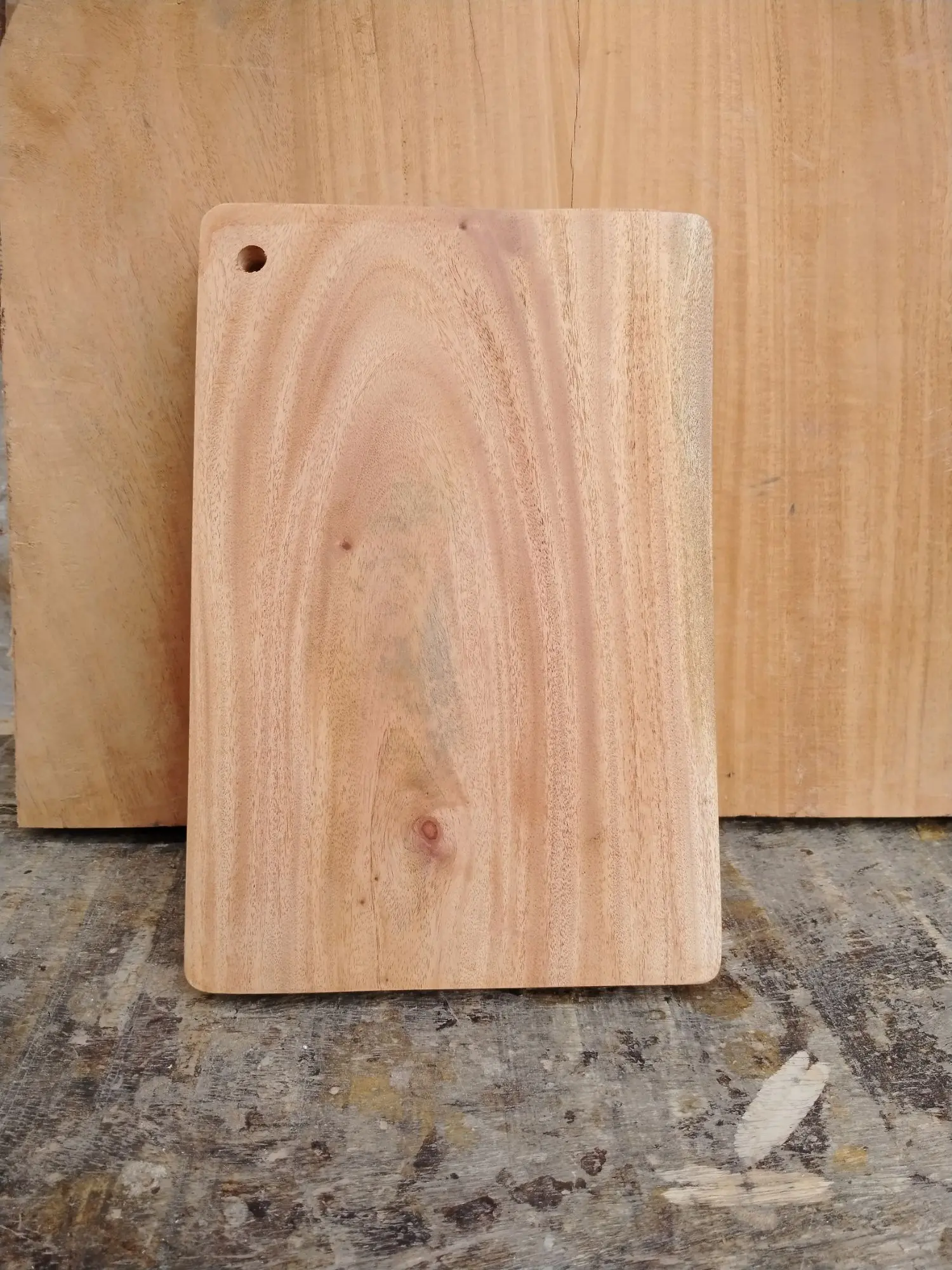 Picture of Wooden Small Size  Chopping Board (6 inch * 12 inch ) - Multicolor