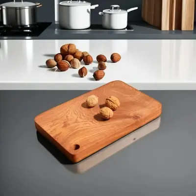 Picture of Simple Style Wooden Chopping Board ( Medium Size 8 inch /12 inch  ) - Multicolor