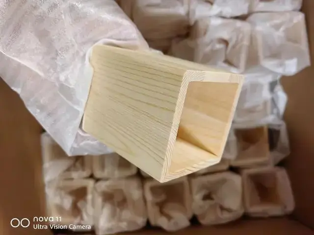 Picture of Wooden Pen Holder  1 Pcs - Multicolor