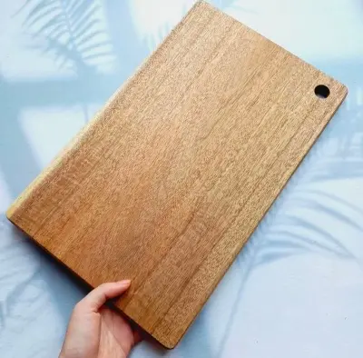 Picture of Mahogany Wooden Chopping Board (12 inch *8 inch) - Multicolor