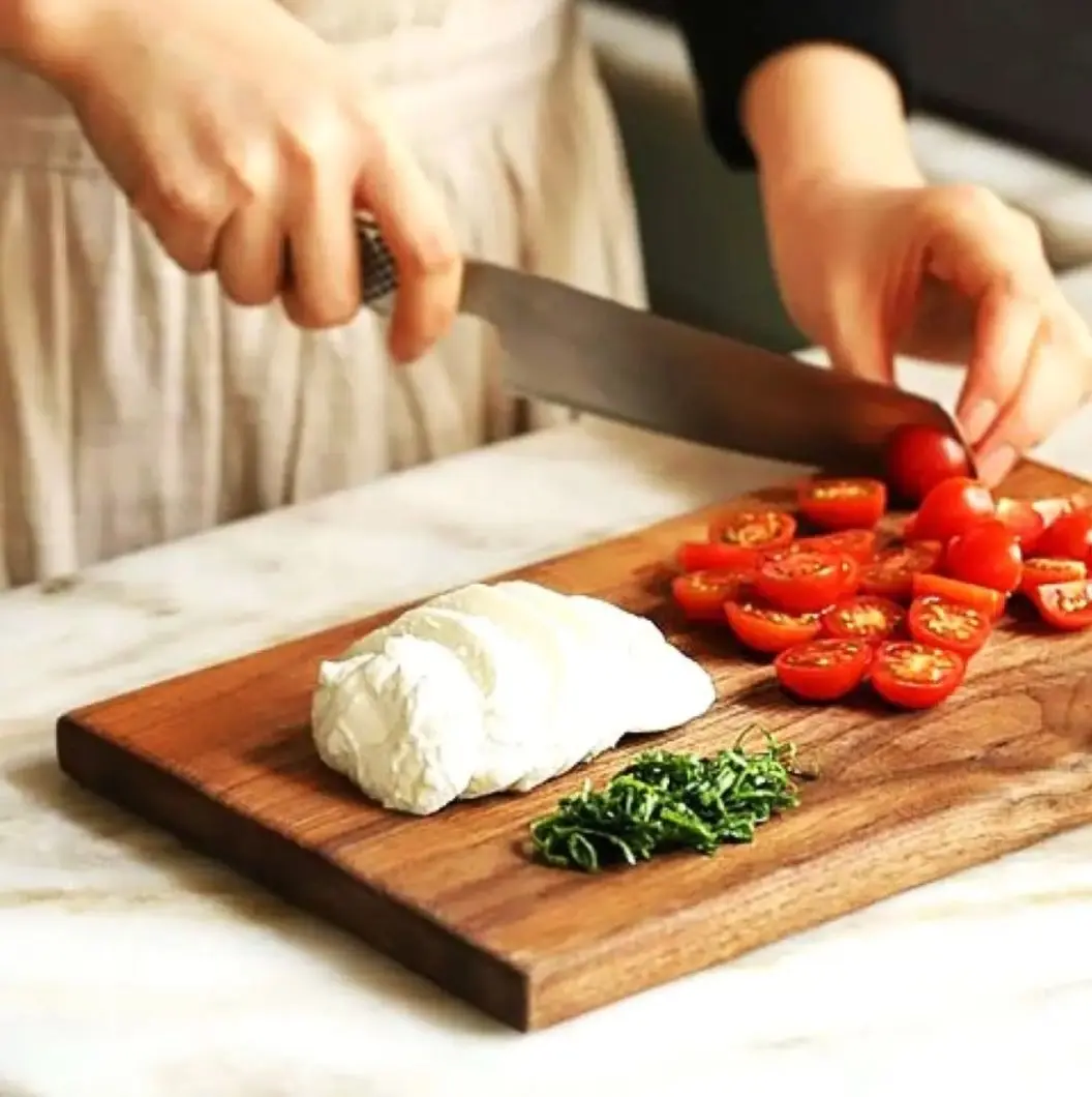 Picture of Mahogany Wooden Chopping Board (12 inch *8 inch) - Multicolor