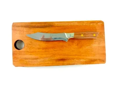 Picture of Mahogany Wooden Chopping Board (12 inch *8 inch) - Multicolor