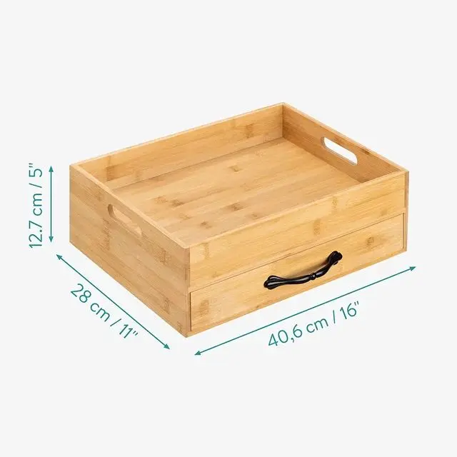 Picture of High Quality European  Wooden Tea Bag Organizer Drawer Natural Wooden Tea Bag Organizer Storage Box - Multicolor