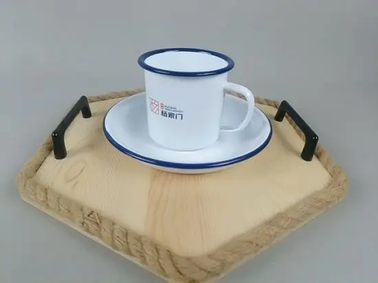 Picture of American Style European Wooden Serving Tray - Multicolor