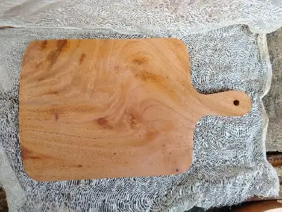 Picture of Vietnam style wooden chopping board ( 17 INCH by 10 inch) - Multicolor