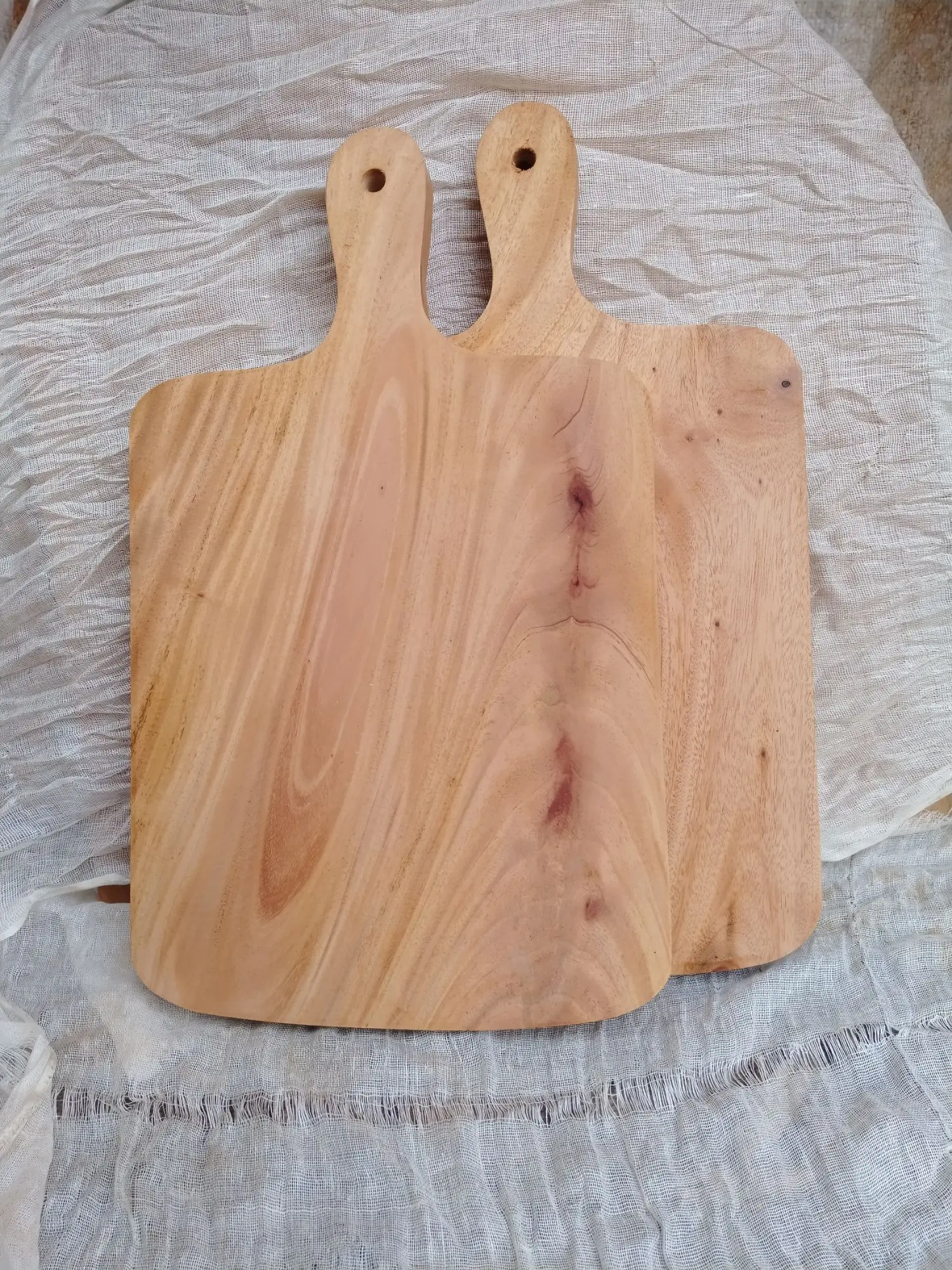 Picture of Vietnam style wooden chopping board ( 17 INCH by 10 inch) - Multicolor