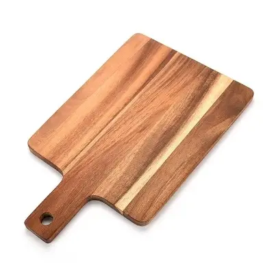 Picture of Vietnam style wooden chopping board ( 17 INCH by 10 inch) - Multicolor