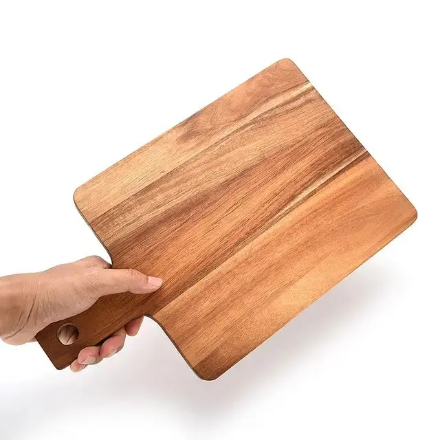 Picture of Vietnam style wooden chopping board ( 17 INCH by 10 inch) - Multicolor